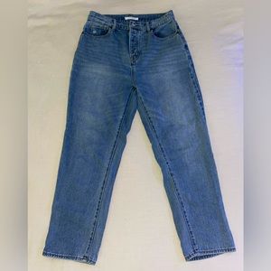 PacSun high rise straight leg jeans in a size 27